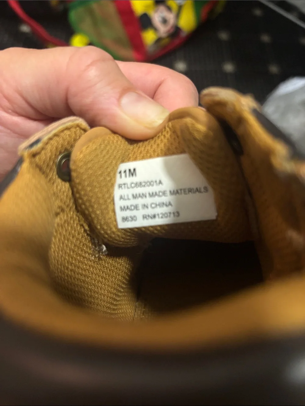Kids Tan Lace-Up Hiking Boots
